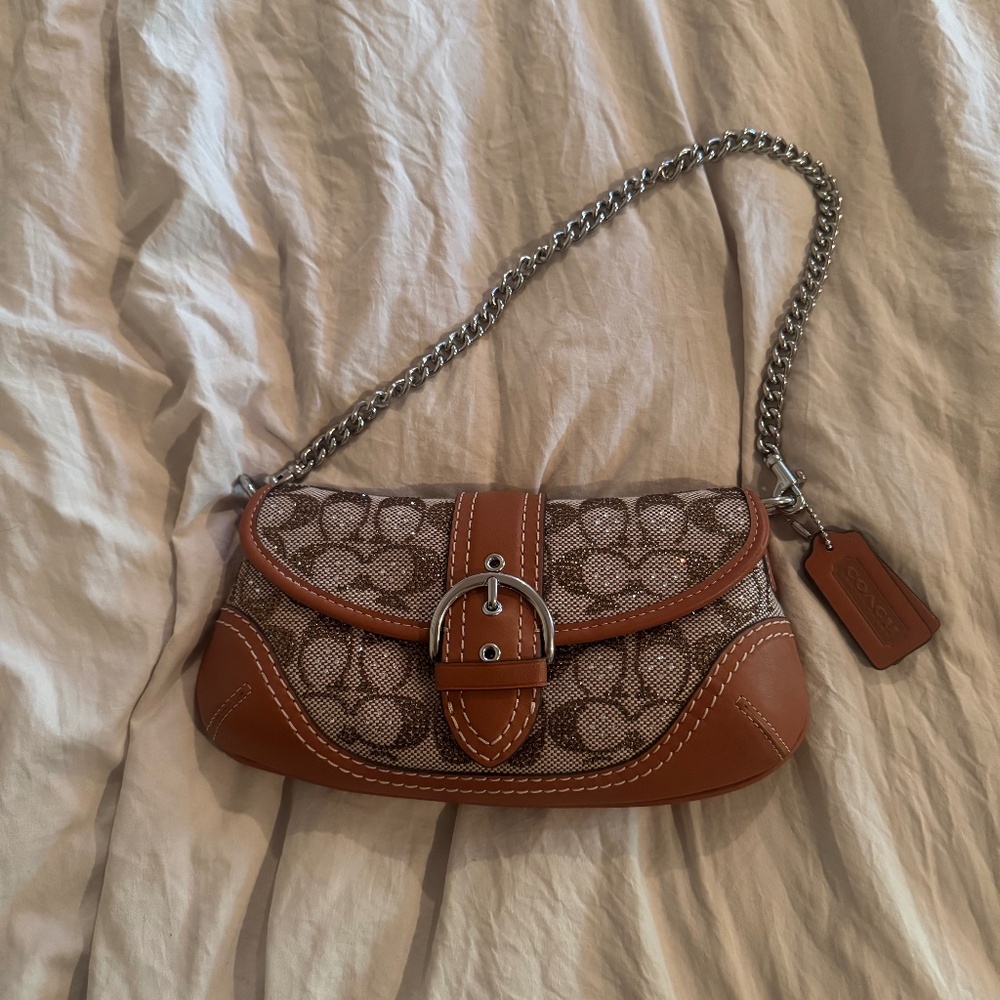 COACH Soho 25 crystal signature Jacquard bag